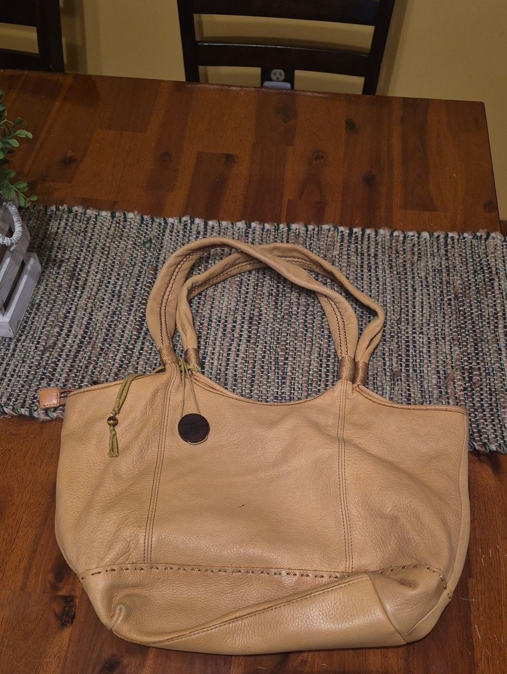 Mustard Yellow Hobo Bag By The Sak Leather Tote Handbag